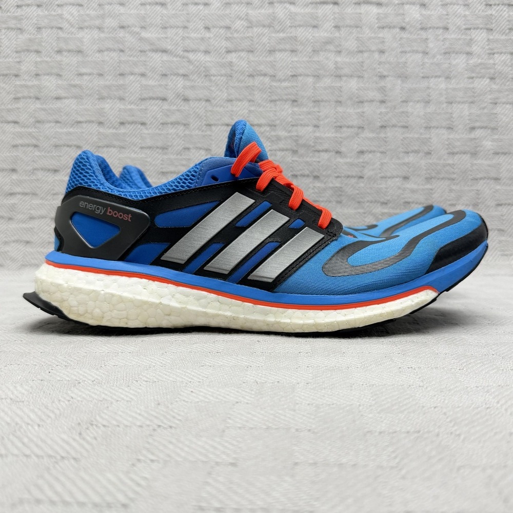 Adidas Energy Boost Techfit Shoes Mens Size 9 Blue Running Cushioned G96599
